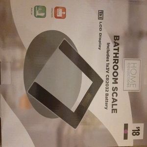 New bathroom scale